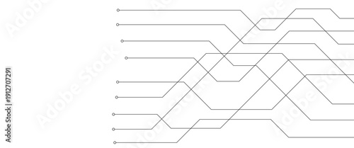 Abstract futuristic circuit board Illustration, Circuit board with various technology elements. Circuit board pattern for technology background. Vector illustration