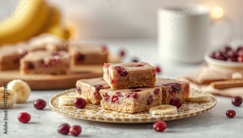 Wallpaper Mural Gluten-Free Banana Cranberry No-Bake Bars Torontodigital.ca