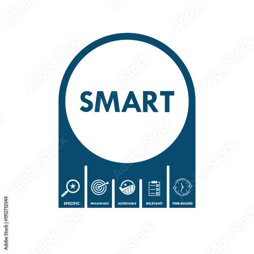 Professional RFP Request For Proposal vector logo featuring business icons, colorful circles, and arrows representing the bidding and procurement process in a modern style.