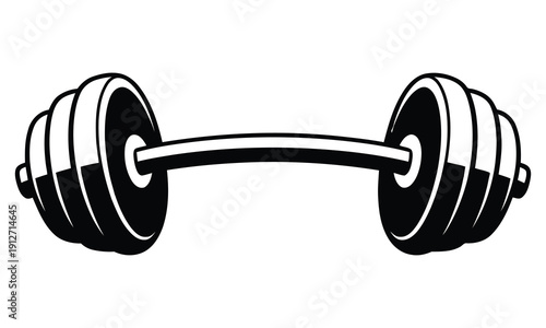 dumbbell isolated on white