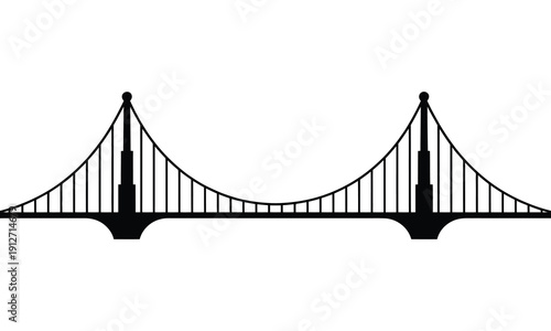 bridge vector illustration