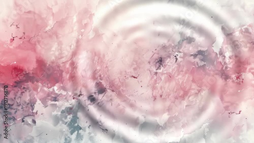 Stylish abstract painting featuring a blend of pink, white, and gray hues, perfect for modern decor.