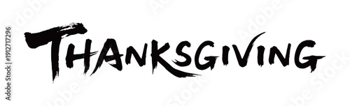 THANKS GIVING Handwriting
