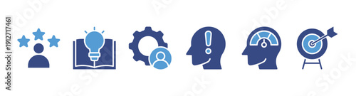 Competence banner web icon vector illustration concept with an icon of experience, knowledge, skills, behavior, performance, and goals