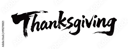 THANKS GIVING Handwriting
