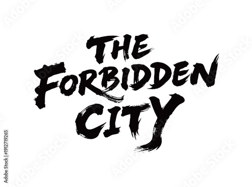 THE FORBIDDEN CITYHandwriting
