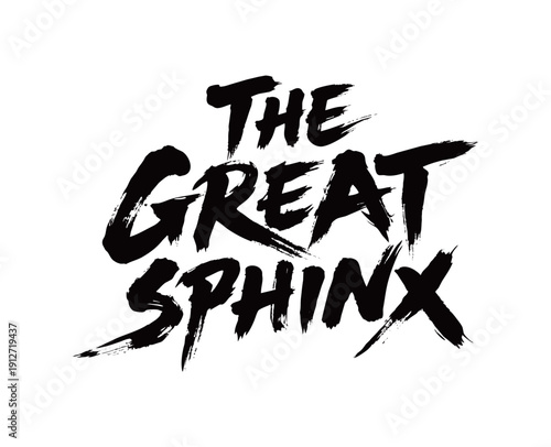 THE GREAT SPHINX Handwriting
