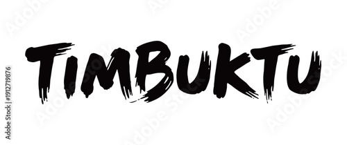 TIMBUKTU Handwriting
