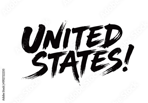UNITED STATES! Handwriting
