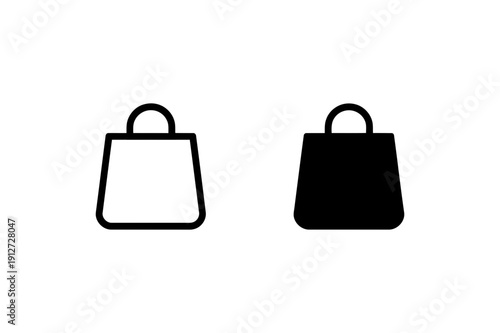 vector illustration of a bag