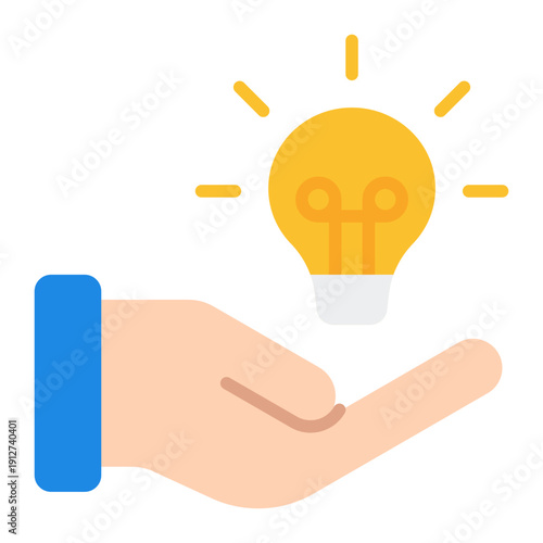 Knowledge 2 Flat Icon Vector for Business Ethics and Management, Corporate Governance Leadership and Company Values Symbol