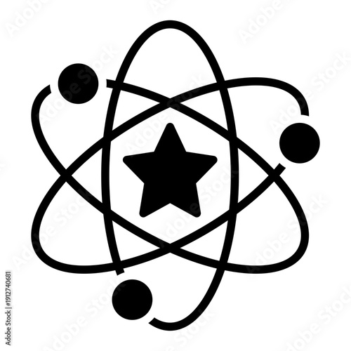 Core Values Glyph Icon Vector for Business Ethics and Management, Corporate Governance Leadership and Company Values Symbol