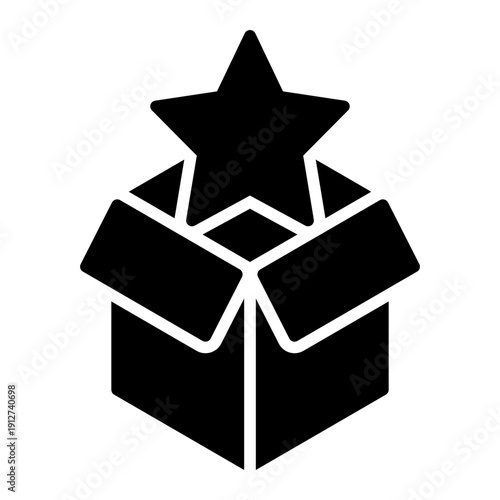 Benefit Glyph Icon Vector for Business Ethics and Management, Corporate Governance Leadership and Company Values Symbol