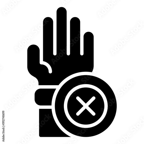 Bribe Glyph Icon Vector for Business Ethics and Management, Corporate Governance Leadership and Company Values Symbol