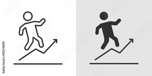 Business Analyst Icon representing data analysis, business insights, performance evaluation, decision-making support, and strategic planning.