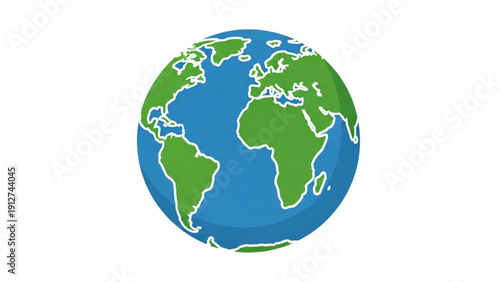 A high-angle view of the Earth from space showcasing continents and oceans