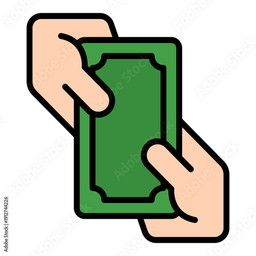 Corruption Filled Line Icon Vector for Anti Corruption and Management, Corporate Fraud Investigation, Governance and Legal Compliance Symbol