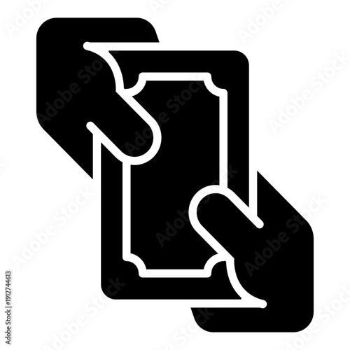 Corruption Glyph Icon Vector for Anti Corruption and Management, Corporate Fraud Investigation, Governance and Legal Compliance Symbol