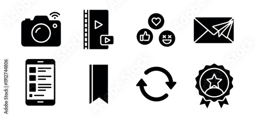 User Interface Flat Icons Set