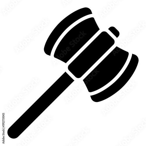 Axe Glyph Icon Vector for Hiking and Outdoor Activity, Camping Adventure Gear and Trekking Equipment Symbol