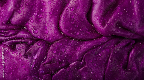 Quadro su tela Purple cabbage texture background