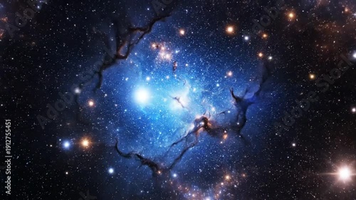 Mesmerizing Cosmic Formation: A Stunning View of Stars, Nebula and the Vast Universe