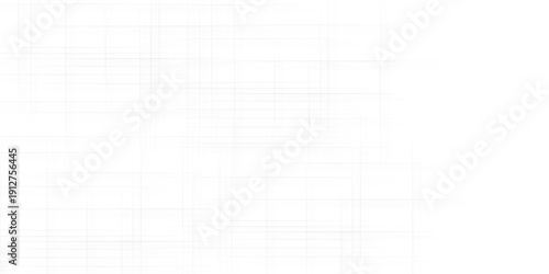 Abstract lines in gray and white tone of many squares and rectangle shapes on white background. Wire frame shape of wave abstract background, light grey background concept.