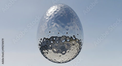 Wallpaper Mural Shimmering Egg with Textured Surface Torontodigital.ca