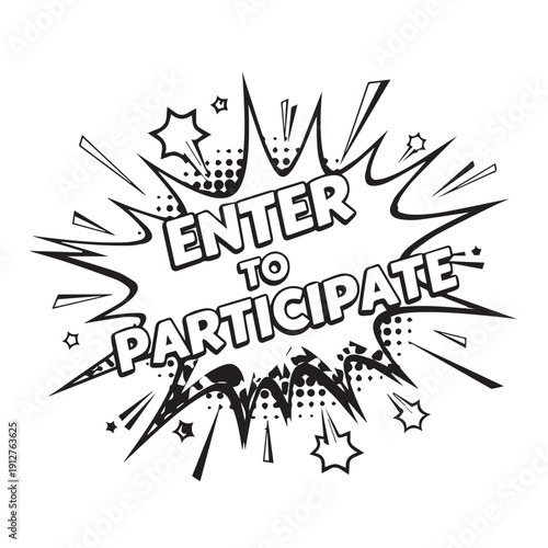 Contest and Giveaway Promotional Text Logo Set Vector Illustration