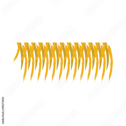 Yellow Spiral Line Drawing