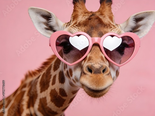 portrait of a giraffe