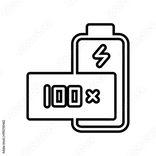 Rechargeable battery icon