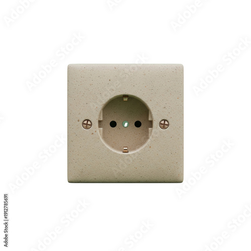 Electrical outlet On Transparent Background