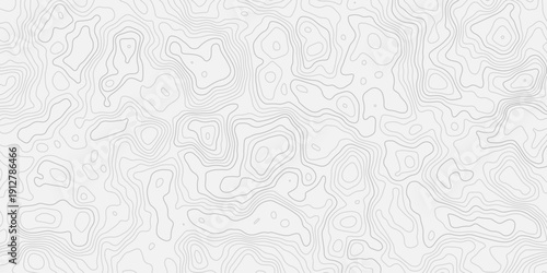 Retro Expedition Themed Seamless Black and White Topographic Pattern
Detailed Terrain Elevation Line Illustration Texture