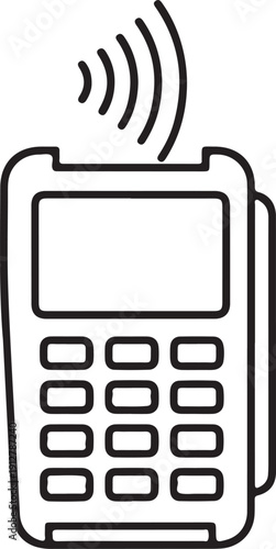 Banking Icon with Check List Flat Design Vector Illustration