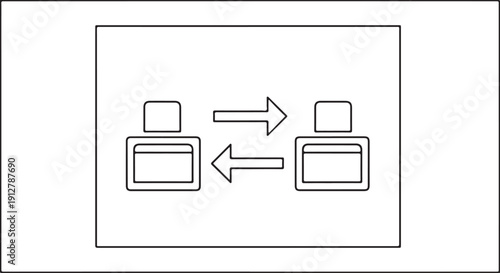 Banking icon minimalist flat design vector illustration for personal finance