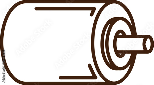 Stylized organic leaves pattern in muted earth tones, seamless botanical illustration for textiles and decor.