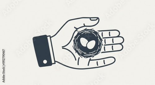 Single wire whisk, isolated on white, versatile tool for baking, cooking, and food preparation, vector graphic