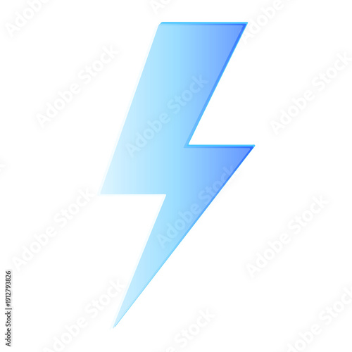 Free Download 3D Icon Lightning Bolt Energy Power Electric Symbol Isolated High Quality Render Transparent Background - GFXLoad