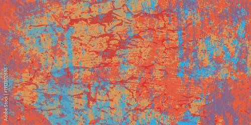 Solid red grunge texture with subtle variations and light distressed marks, offering a clean yet aged background. eps 10