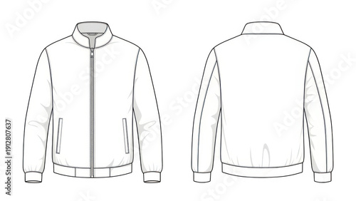 Two stylish black jackets with intricate dotted patterns and unique designs.