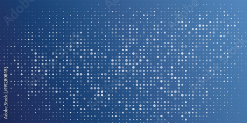 Blue Halftone Dot Gradient Background for Modern Retro Design and Technology Presentations eps10