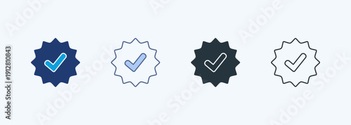 Check Multiple Style Icon Collection