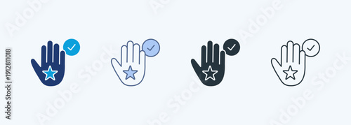 Accountability Multiple Style Icon Collection