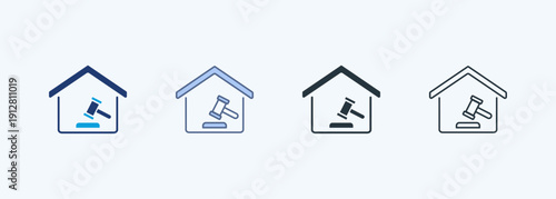 Litigation Multiple Style Icon Collection