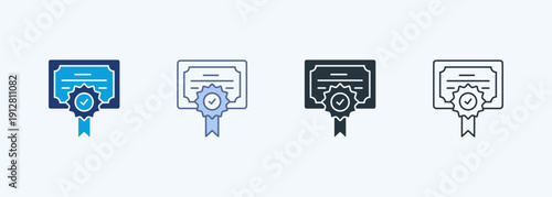 Certification Multiple Style Icon Collection