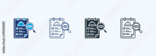 Inspection Multiple Style Icon Collection