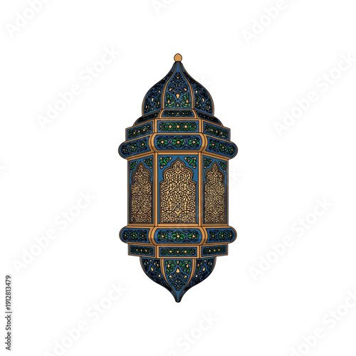Ornate Traditional Middle Eastern Style Lantern.