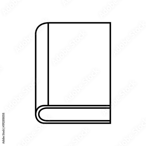 Book vector icon. notebook illustration sign. documents symbol or logo.