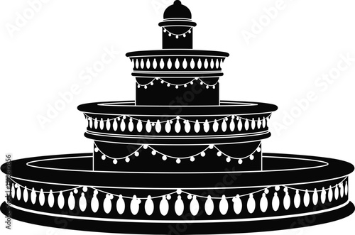 Web Elderly gentleman in tuxedo leaning on cane, distinguished old man, vintage style illustration, sophisticated senior, formal wear, black and white vector graphic.eps